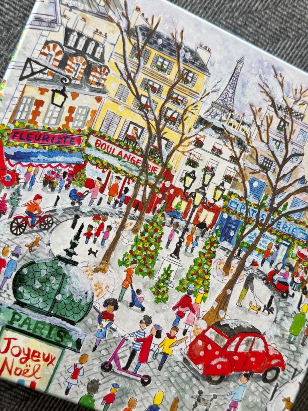 NWT, GALLISON, CHRISTMAS IN PARIS, 1000 PIECE PUZZLE BY MICHAEL STORRINGS